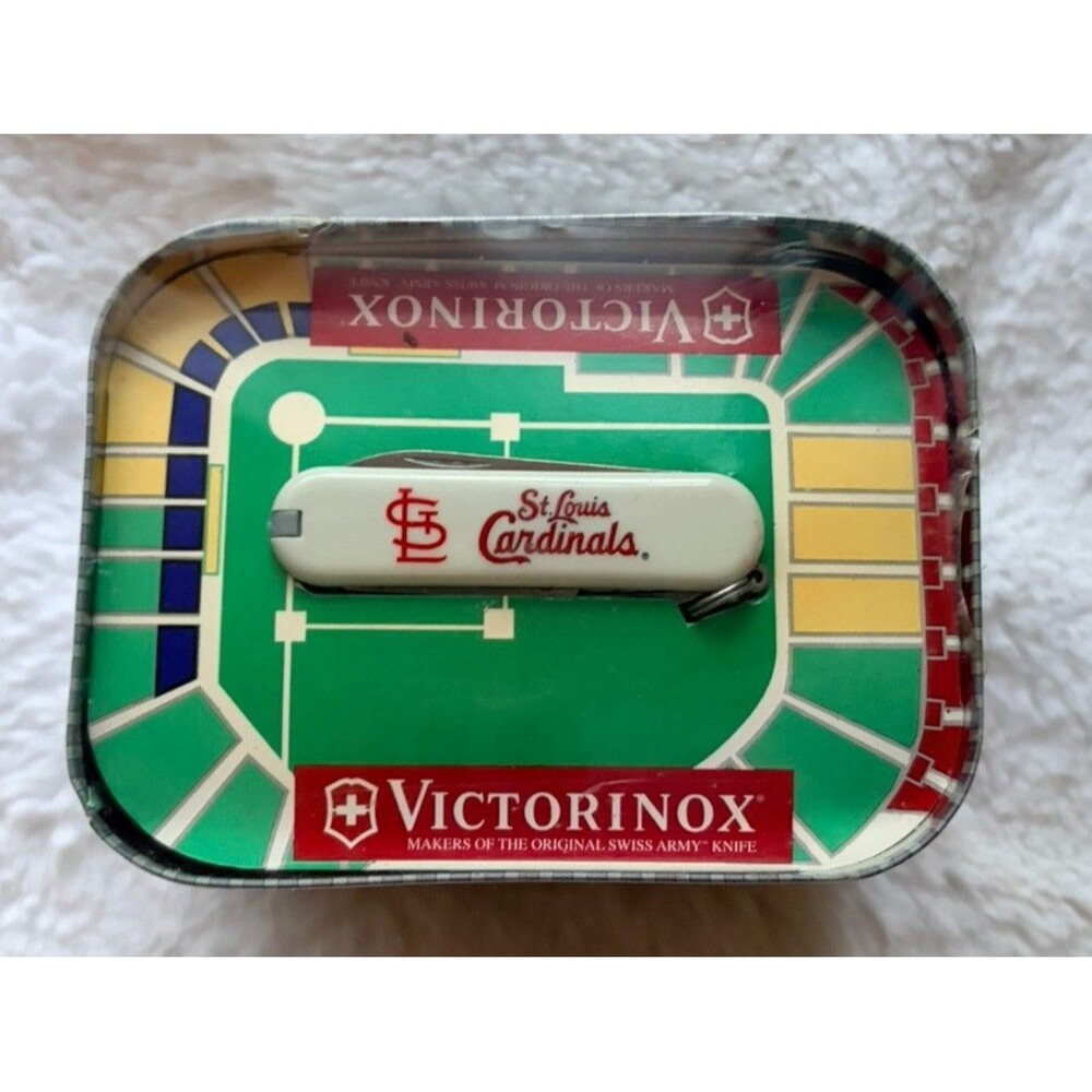 Vintage Victorinox St. Louis Cardinals Swiss Army Knife - Mint - Sealed in Tin